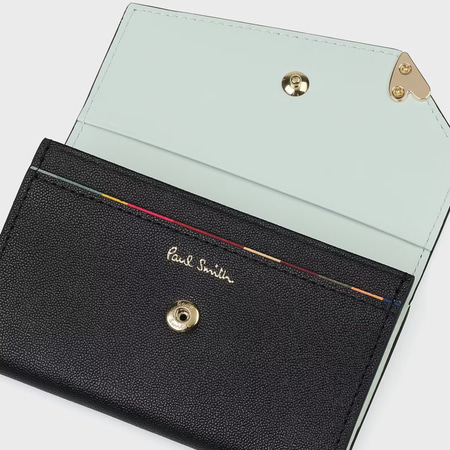 ポールスミス 名刺入れ レディース ラブレター ブラック Paul Smith